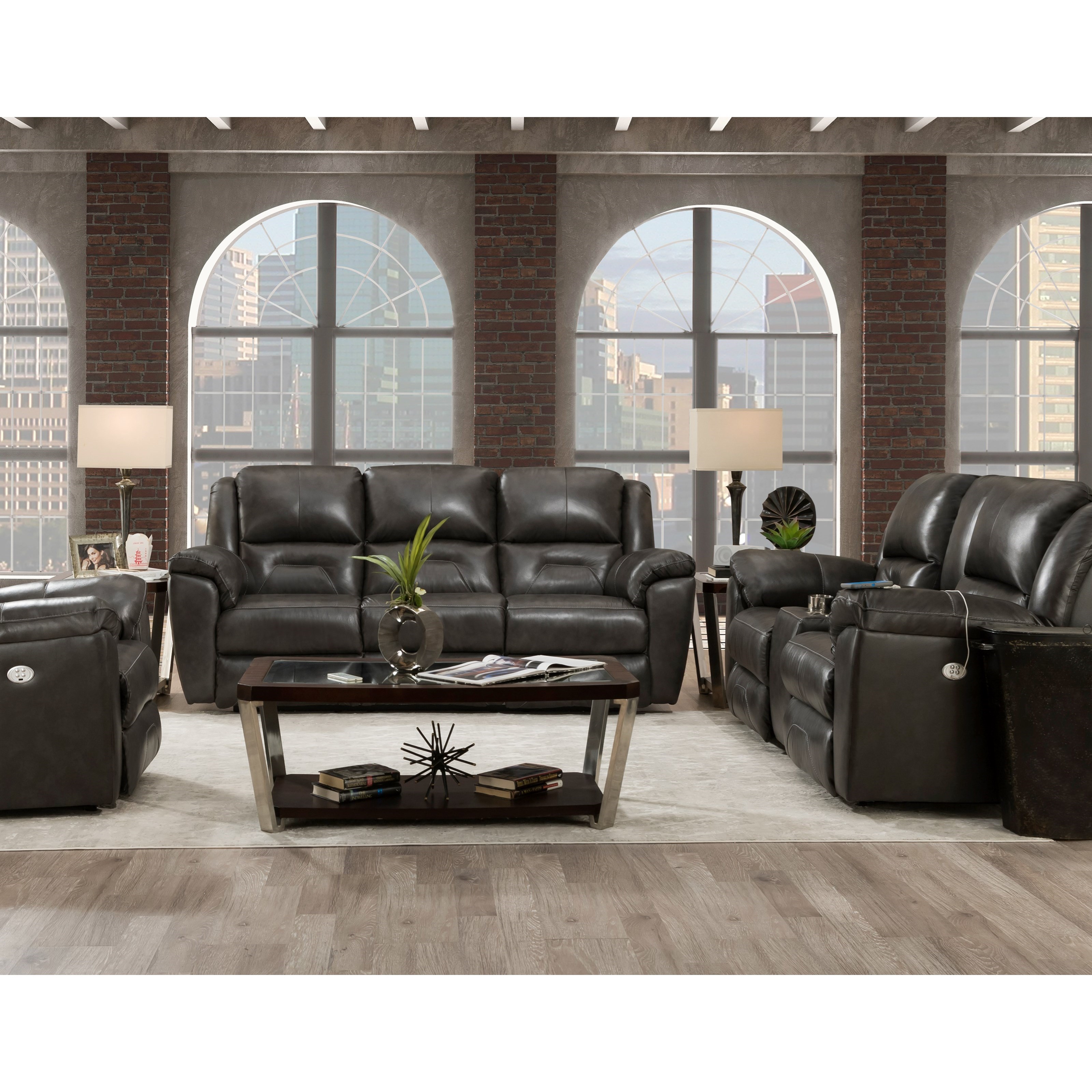 Southern Motion Pandora 751 61P 912 14 Reclining Sofa with 2 Seats